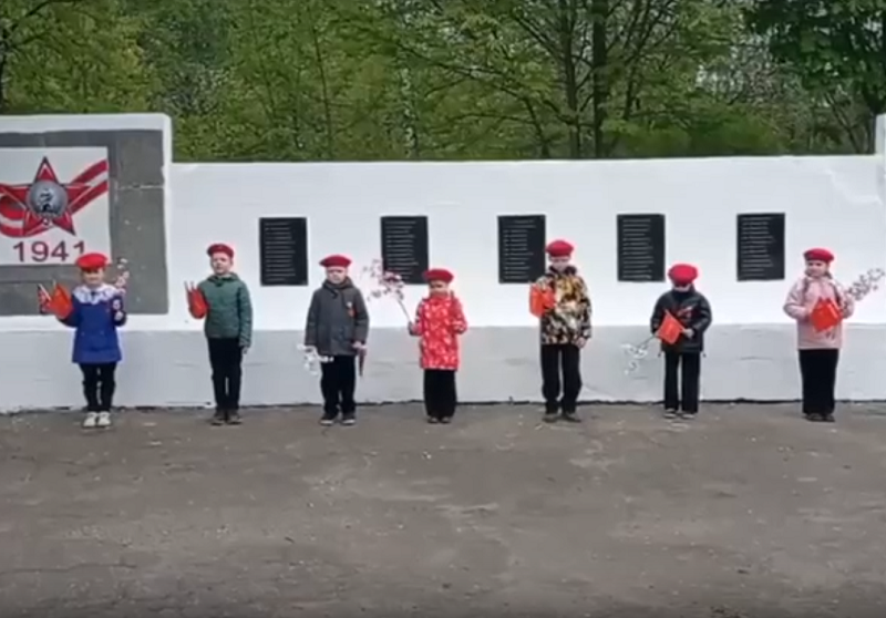 Юнармейцы «Наследие» приняли участие в акции, посвящённой 80-летию Победы.